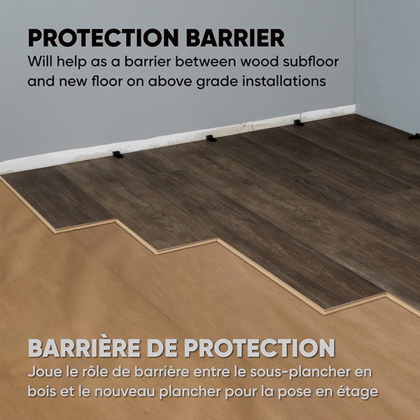 Roberts 750 sq. ft. 3 ft. x 250 ft. x .009 in. Waxed Paper Underlayment for Wood Flooring