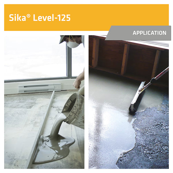 Sika Level-125CA Self-Leveling Cement Underlayment – 22.7 kg for Interior Floors