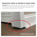 Load image into Gallery viewer, QUIETBOARD 90 sq. ft. 2 ft x 3 ft x 6 mm Sound Control Recycled Fiber Underlayment Sheets

