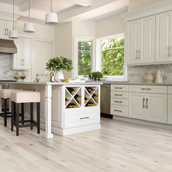 Malibu Wide Plank French Oak Doran solid hardwood flooring with matte finish