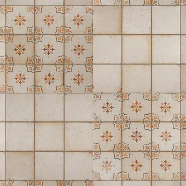 Merola Tile Mirambel Marron 13 inch x 13 inch Ceramic Floor and Wall Tile – 12.2 sq. ft. per Case, Matte Textured Finish
