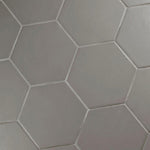 Charger l'image dans la visionneuse de galerie, Merola Tile Hexatile Matte Gris Porcelain Tile 0.37 inch Thick 7 inch x 8 inch 7.67 sq ft/case Matte Hexagon