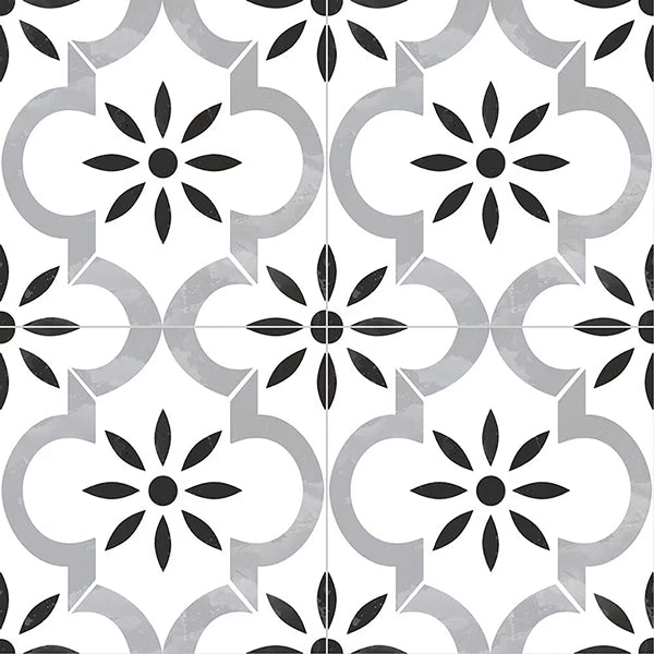 MSI Stone ULC Azila Porcelain Tile 0.35 inch Thickness 8 inch Width 5.16 sq. ft. Coverage Matte Patterned Floor and Wall Tile