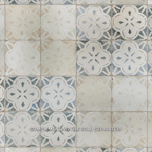 Merola Tile Kings Aurora Encaustic Ceramic Floor & Wall Tile 0.39 inch Thick 17.63 inch Wide 10.95 sq. ft. per Case – Glazed Low Sheen Textured Finish