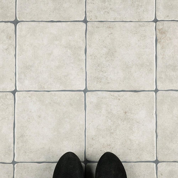 Merola Tile Costa Cendra Ceramic Floor and Wall Tile 7.75 inch Width 7.75 inch Length 11.11 sq ft/case Matte Textured Finish