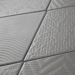 Load image into Gallery viewer, Merola Tile Rhombus Dark Grey 5-1/2-inch x 9-1/2-inch Semi-Gloss Porcelain Floor and Wall Tile (11.68 sq. ft. / case)