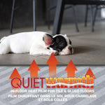 Load image into Gallery viewer, QuietWarmth 3 ft. x 5 ft. 120V Floor Heating Mat for Tile and Glue-Down Floors (15 sq. ft.)
