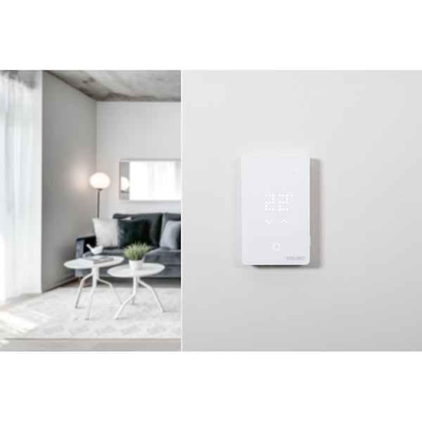 STELPRO Concerto 120/240V WiFi Programmable Thermostat for Floor Heating – GFCI Protected