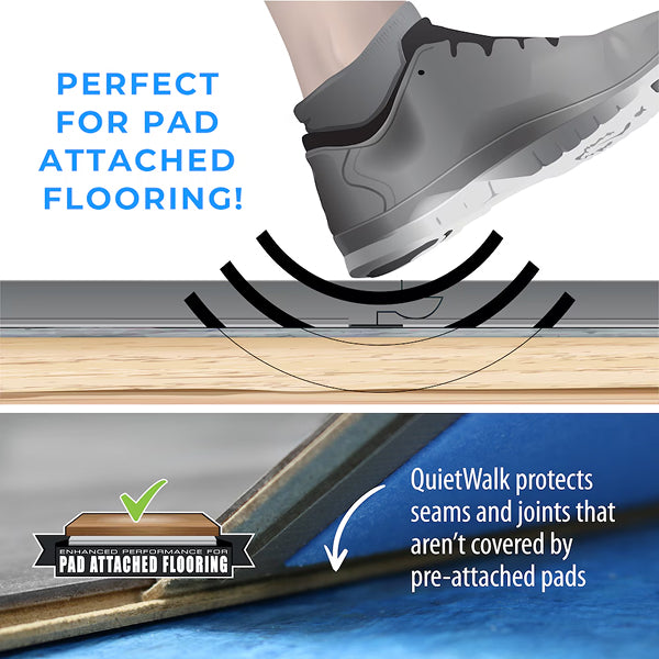 QuietWalk 360 Sq. Ft. Premium Sound and Moisture Barrier Underlayment for Laminate & Engineered Floors