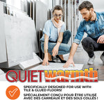 Load image into Gallery viewer, QuietWarmth 3 ft. x 5 ft. 120V Floor Heating Mat for Tile and Glue-Down Floors (15 sq. ft.)
