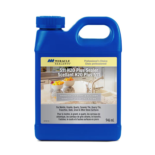 Miracle Sealants 511 H2O Plus Water-based Invisible Penetrating Sealer, 946mL