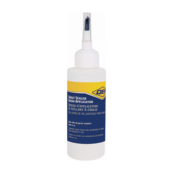 QEP 4 oz. Grout Sealer Applicator Bottle with Brush for Walls