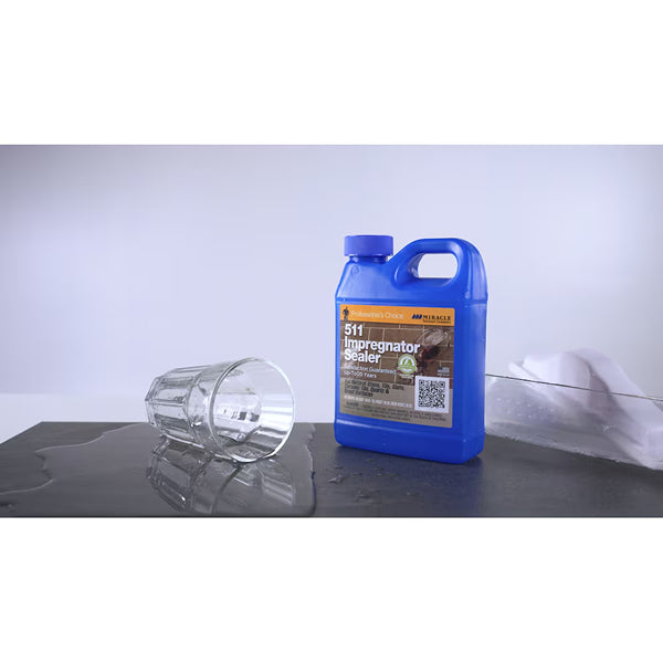 Miracle Sealants 511 Impregnator Invisible Penetrating Sealer, 946mL