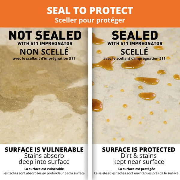 Miracle Sealants 511 Impregnator Invisible Penetrating Sealer, 946mL