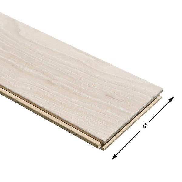 Malibu Wide Plank French Oak Doran solid hardwood flooring with matte finish