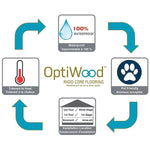 Load image into Gallery viewer, Dark brown waterproof engineered hardwood flooring with wood texture and 5-inch planks

