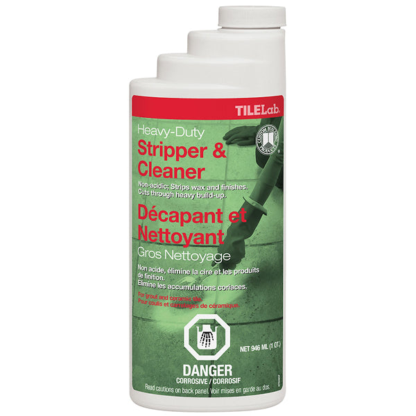 TileLab Heavy-Duty Cleaner & Stripper – Quart – Biodegradable Floor Cleaner
