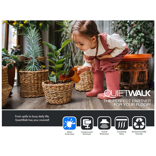 QuietWalk 360 Sq. Ft. Premium Sound and Moisture Barrier Underlayment for Laminate & Engineered Floors
