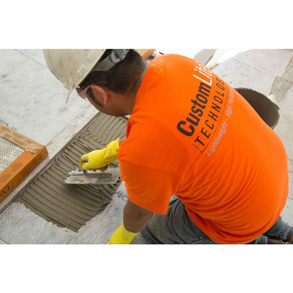 Custom Building Products VersaBond 50 lb. Grey Fortified All-Purpose Thinset Mortar for Indoor/Outdoor Tile and Stone Installations