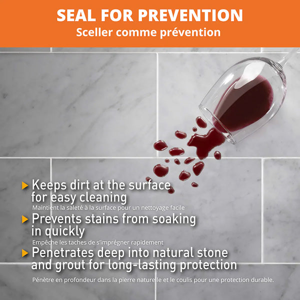 Miracle Sealants 511 Impregnator Invisible Penetrating Sealer, 946mL