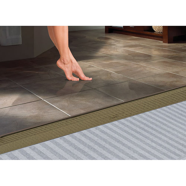 QuietWarmth 3 ft. x 5 ft. 120V Floor Heating Mat for Tile and Glue-Down Floors (15 sq. ft.)