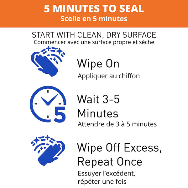 Miracle Sealants 511 Impregnator Invisible Penetrating Sealer, 946mL