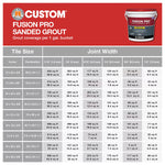 Load image into Gallery viewer, Custom Building Products Fusion Pro #60 Charcoal 1 Gal. Single Component Grout
