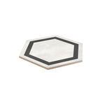Charger l'image dans la visionneuse de galerie, Anatolia Artisano Bianco Frame 7 inch Matte Pressed Porcelain Tile 2.80 sq ft per Case Hexagon