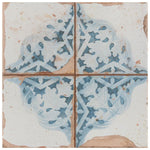 Load image into Gallery viewer, Merola Tile Artisan Azul Decor 13 inch x 13 inch Ceramic Floor and Wall Tile 12.2 sq. ft./case – Patterned Low Sheen Finish