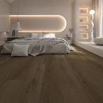 Charger l'image dans la visionneuse de galerie, Avolis Essential Collection Depth Oak 8mm x 9 inch W x 60 inch L 20 Mil Waterproof Luxury Vinyl Plank Flooring (18.75 sq.ft./Case)