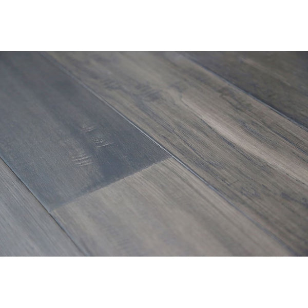 OptiWood Shadow Gray Waterproof Hardwood Flooring – 5 in. W x Varying L (16.68 sq. ft. / case)