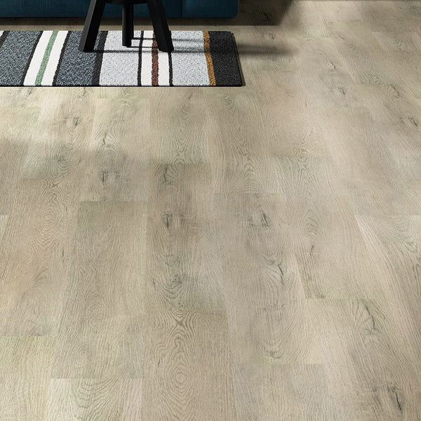 TrafficMaster Roebourne Ash 4.4mm x 6 in. W x 48 in. L 6MIL Click Lock Waterproof Luxury Vinyl Planks Flooring (21.95 sq.ft./case)