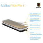 Charger l&#39;image dans la visionneuse de galerie, Malibu Wide Plank French Oak Roseville 7.17 in. x 60 in. Luxury Vinyl Plank Flooring (23.88 sq. ft. / case)

