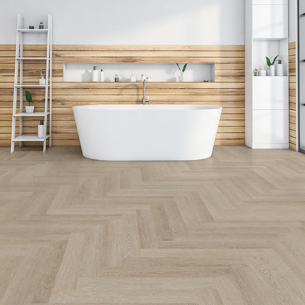 Verge Arbor Wood Taupe 2.5mm x 7 in. x 48 in. 20MIL Glue Down Luxury Vinyl Plank Flooring (42.04 sq. ft./Case)