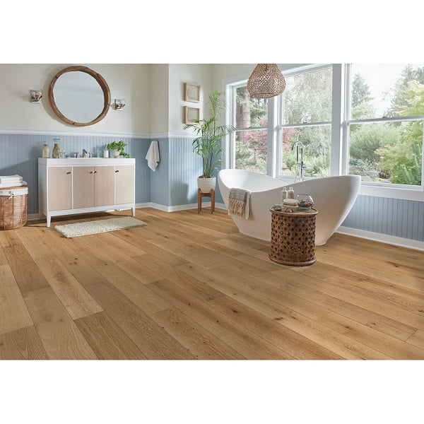 Forest Rain 0.28 in Thick x 7.44 in Wide x Varying Length Waterproof Engineered Hardwood Flooring – 15.54 sq. ft./case