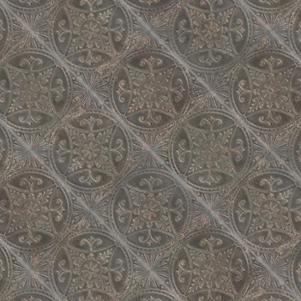 Merola Tile Saja Nero Ceramic Floor and Wall Tile 0.39 inch Thick 13 inch Wide 12.0 sq. ft. per Case – Glazed Textured Vintage Finish