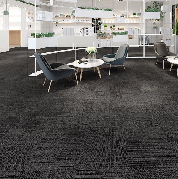 Baldosa Bosco Stella Nerra Carpet Tiles – 21.53 Sq. Ft. (8 Tiles per Box)