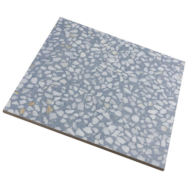 Merola Tile Farnese Amalfi Azul Porcelain Tile 11.5 inch x 11.5 inch 10.55 sq. ft./case Matte Textured Stone Look Finish