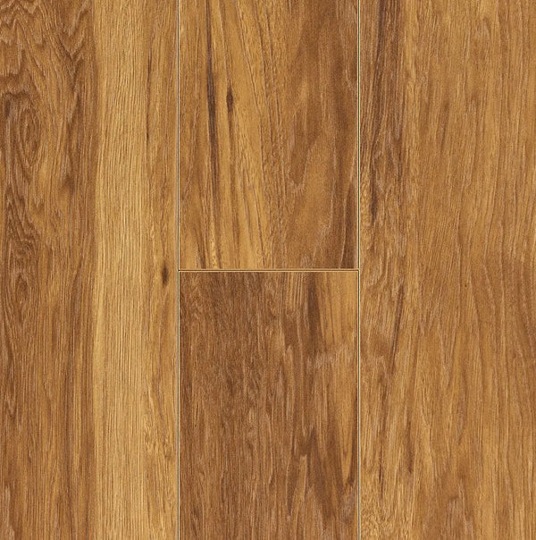 Natural Hickory Vision Waterproof 12mm Laminate Flooring – 8 inch x 48 inch, 15.94 Sq. Ft.