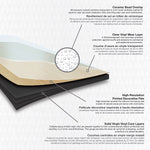 Charger l&#39;image dans la visionneuse de galerie, Verge Arbor Wood Taupe 2.5mm x 7 in. x 48 in. 20MIL Glue Down Luxury Vinyl Plank Flooring (42.04 sq. ft./Case)
