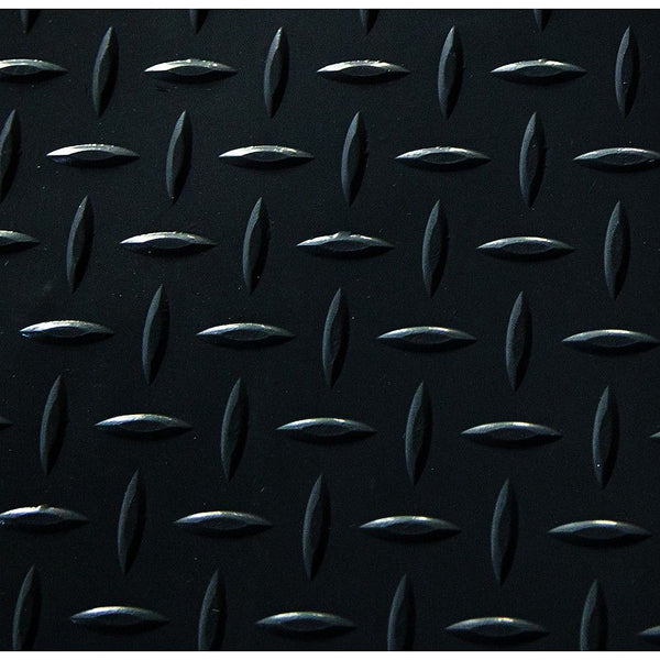 TrafficMaster 7.5 ft. x 17 ft. Commercial Grade PVC Black Diamond Tread Garage Flooring
