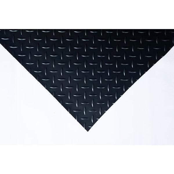 TrafficMaster 7.5 ft. x 17 ft. Commercial Grade PVC Black Diamond Tread Garage Flooring
