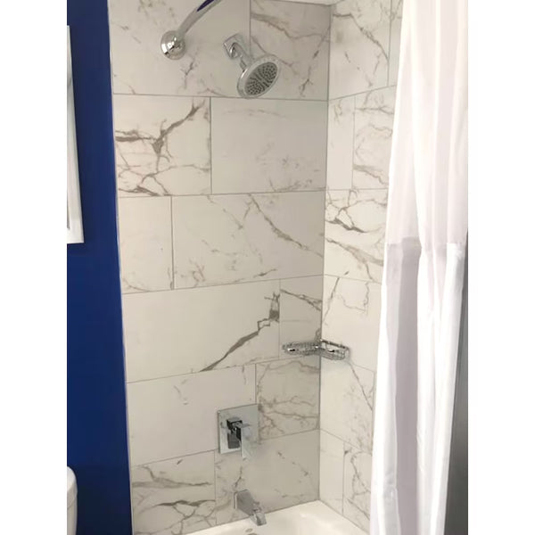 MSI Stone ULC White Vena Matte 12x24 Glazed Ceramic Floor & Wall Tile