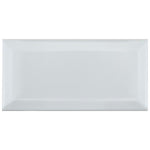 Load image into Gallery viewer, Merola Tile Crown Heights Beveled Matte White 3x6 Ceramic Wall Tile
