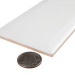 Load image into Gallery viewer, Merola Tile Crown Heights Beveled Matte White 3x6 Ceramic Wall Tile
