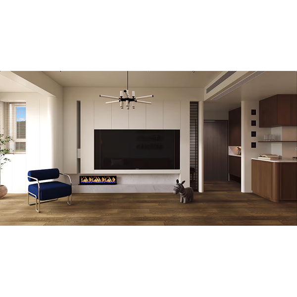 GUOYA Wirebrushed European Oak 7-1/2-inch x 75-inch Engineered Smoky Oak Flooring (19.43 sq.ft. / case)