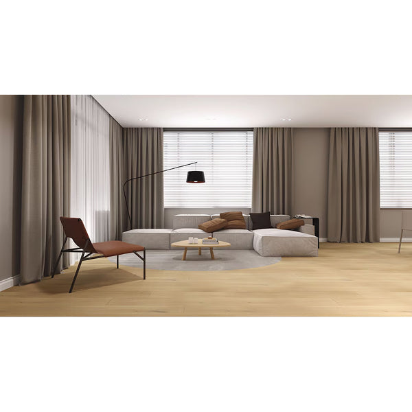 GUOYA Wirebrushed European Oak 7-1/2-inch x 75-inch Engineered Caramel Flooring (19.43 sq.ft. / case)