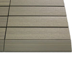Charger l&#39;image dans la visionneuse de galerie, NewTechWood 2&quot; x 1&#39; Quick Deck Composite Deck Tile Straight Fascia – 4-Pack/Box Roman Antique
