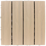 Load image into Gallery viewer, Creative Surfaces® 1&#39; x 1&#39; Composite Deck Tile (12-pack) – Ivory
