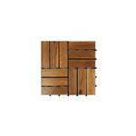 Load image into Gallery viewer, HDG 11.75 in. x 11.75 in. Acacia Wood Deck Tile for Indoor &amp; Outdoor – 9 Tiles/Box (8.73 sq. ft./Box)
